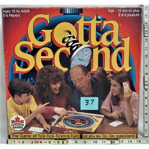 vintage 1994 "gotta second" family trivia style game