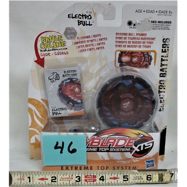 NEW 2011 Hasbro Beyblade Masters Electro Battler X-54 Electro Bull