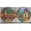 Image 1 : 2 new 1989 McDonald's plastic 9.5" plates McNugget band & hamburger university