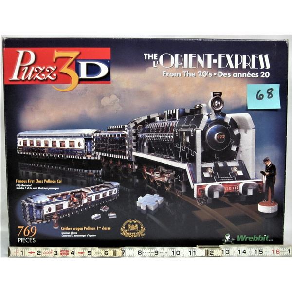 1998 wrebbit puzz 3-D 'The Orient Express' 769 piece 100%