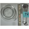 Image 3 : Clear glass mortar & pestal 8 oz. kitchen appliance