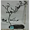 Image 3 : vintage bronze? Metal 15" X 14" jewellery display tree with assorted costume necklaces & accessories
