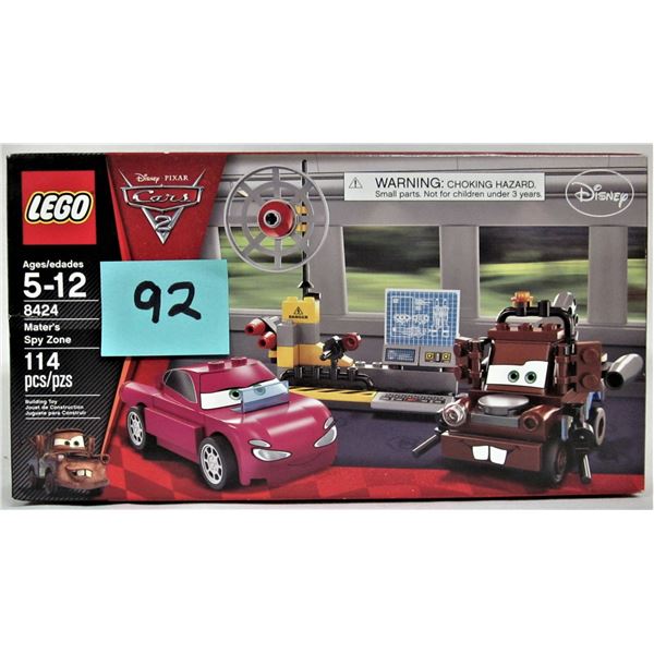 New sealed Disney Pixar's Cars 2 Lego 8424 Mater's spy zone