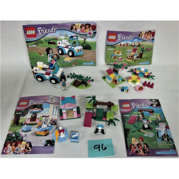 lot 4 friends 'Girl' Lego sets 100% with intructions