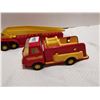 Image 2 : 2 Tonka tin trucks, 10" fire ladder 6" Fire truck
