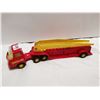 Image 3 : 2 Tonka tin trucks, 10" fire ladder 6" Fire truck