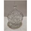 Image 4 : Crystal bowl with lid 6" X 9"