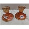 Image 2 : 2 Carnival candle holders 3.5" X 3.5"