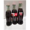 Image 4 : 6 full collectible Coca-Cola bottles with case