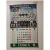 Image 1 : 1972-73 Maple Leafs calendar 16" X 25" with Team Canada