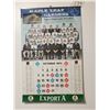 Image 2 : 1972-73 Maple Leafs calendar 16" X 25" with Team Canada