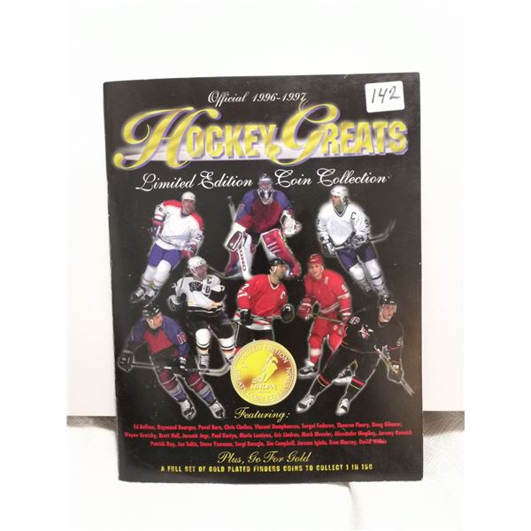 Hockey Great limited edition coin collection