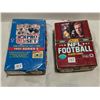 Image 1 : 2 full boxes of NFL cards, 1991 Score, 1991 Proset