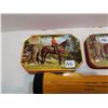 Image 2 : 2 RCMP tins, flash light, post card & buttons