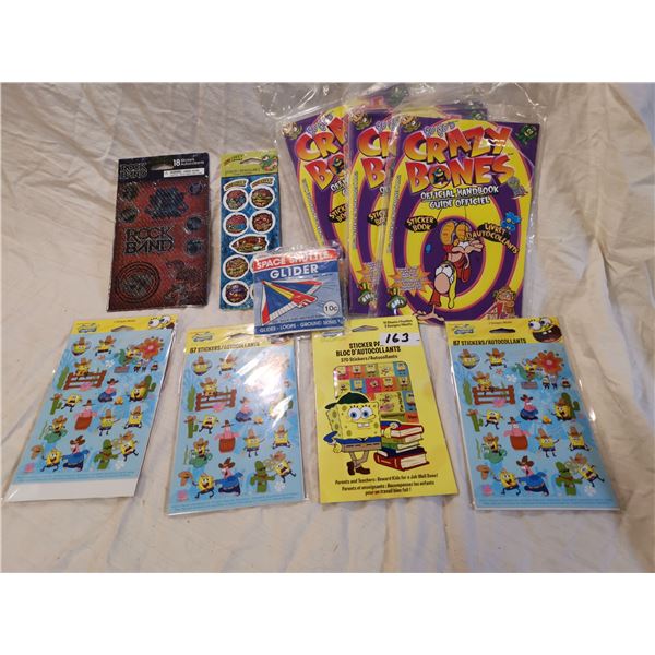 Sponge Bob older stickers & other stickers