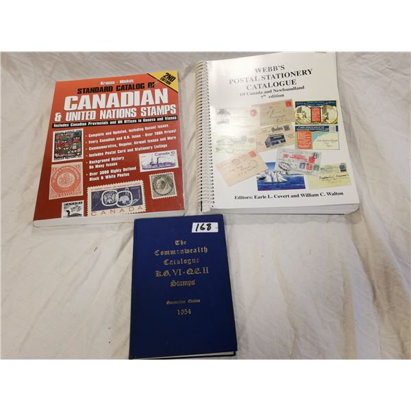 3 stamp collecting books
