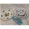 Image 1 : 3 tier candy dish & collector plate
