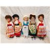 Image 1 : 5 Miss World dolls