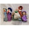 Image 1 : Lot of 5 older dolls