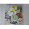 Image 1 : BAG of PINBACK BUTTONS - 40 Plus