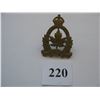 Image 1 : THE BRITISH COLUMBIA DRAGOONS CAP BADGE - WW 2 - KINGS CROWN