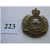 Image 1 : ROYAL CANADIAN ENGINEERS CAP BADGE - QUEEN'S CROWN