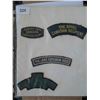 Image 1 : LOT OF 4 DIFFERENT CANADIAN MILITARY FLASHES