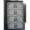Image 2 : UNITED STATES $1.00 BILLS - UNCUT SHEET of 4 BILLS