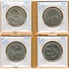 Image 1 : LOT of 4 DIFFERENT BRITISH CROWN'S - (Churchill,  Charles & Diana,  Queen Mother,  Elizabeth II)
