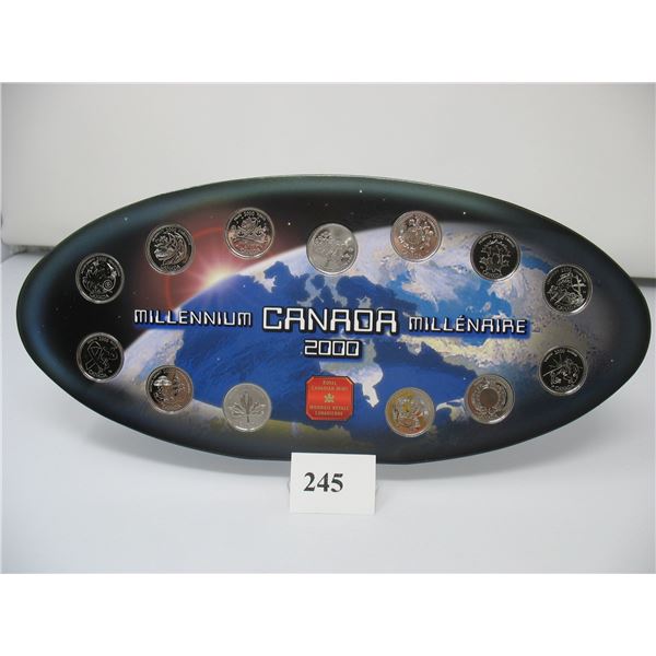2000 CANADA MILLENIUM QUARTER SET - Canada Mint Issued