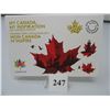 Image 1 : 2017 MY CANADA - MY INSPIRATION UNCIRCULATED COIN SET  - Set of 8 Coins - Coloured & NON COLORED