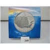 Image 1 : 2013 CANADIAN $20 SILVER COIN - .9999 PURE SILVER - WHALE & ICEBERG