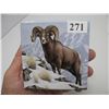 Image 1 : 2014  $100 Silver Coin (99.99 Pure) - Two Rocky Mountain Bighorn Sheep
