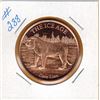 Image 1 : 1 OUNCE .999 COPPER - ICE AGE - CAVE LION