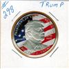 Image 1 : DONALD J. TRUMP PRESIDENTIAL MEDALLION - COLOURIZED (Silver Colour)