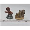 Image 1 : 2 Wade tea ornaments gingerbread man - three bears