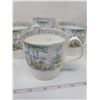 Image 3 : 6 Royal albert coffee mugs (silver birch)