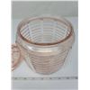 Image 3 : Pink depression glass buscuit barrel