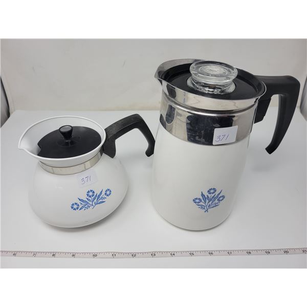 Corningware tea pot & coffee pot