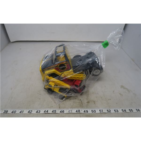 TONKA Tin Trucks & Bulldozer
