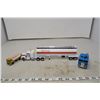Image 3 : Tin & Diecast Semi's 1988 Nytilt Pioneer Tin Semi W/ Trailer & more