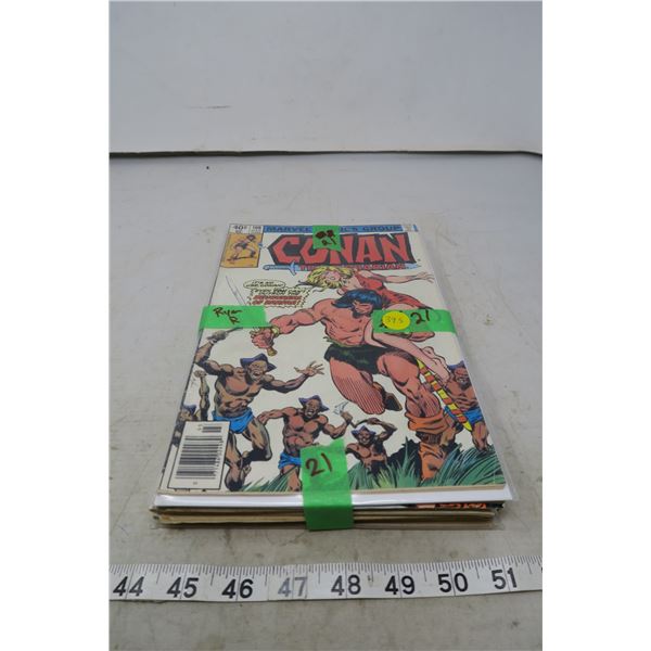 13 Conan the Barbarian Comics Mixed Issues 108 to 134