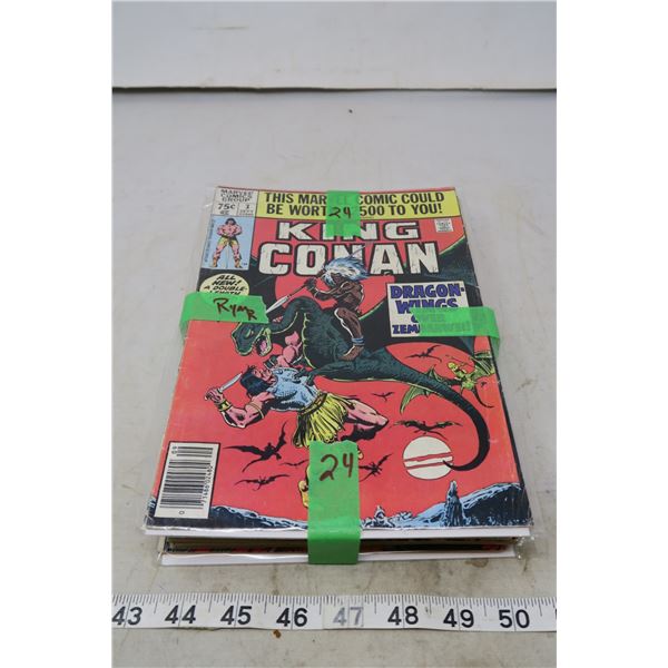 12 King Conan Comics Mixed Issues 3 to 37