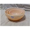 Image 1 : Fire King 3 piece bowl set