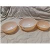 Image 3 : Fire King 3 piece bowl set