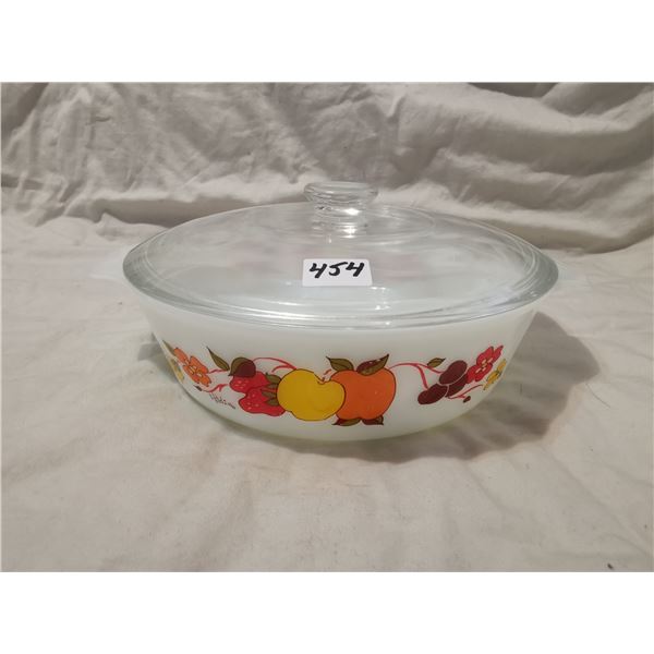 Anchor Hocking dish, 8" inside