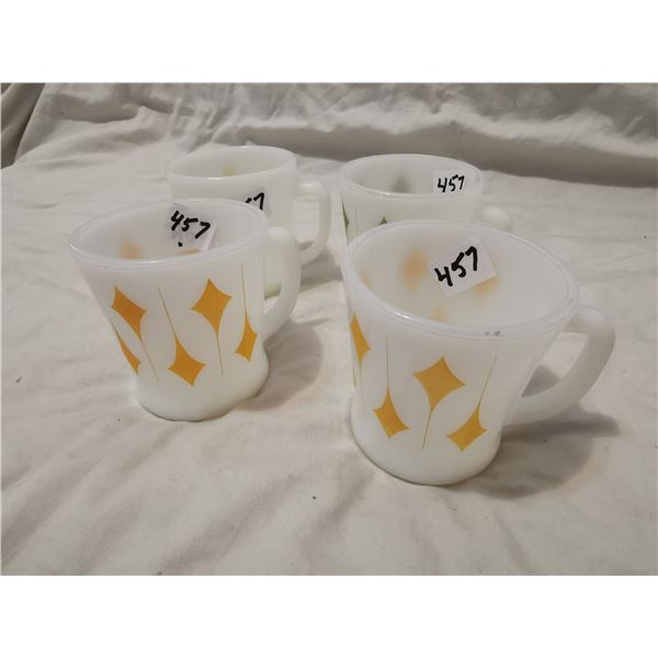 Fire King 4 cup set