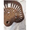 Image 4 : The rake cast iron antique seat