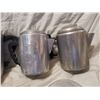 Image 5 : Lot of 5 aluminum tea pots
