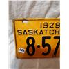Image 3 : 1929 Good condition Saskatchewan license plates